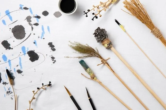 Waste Not, Create More | Found Brush Strokes