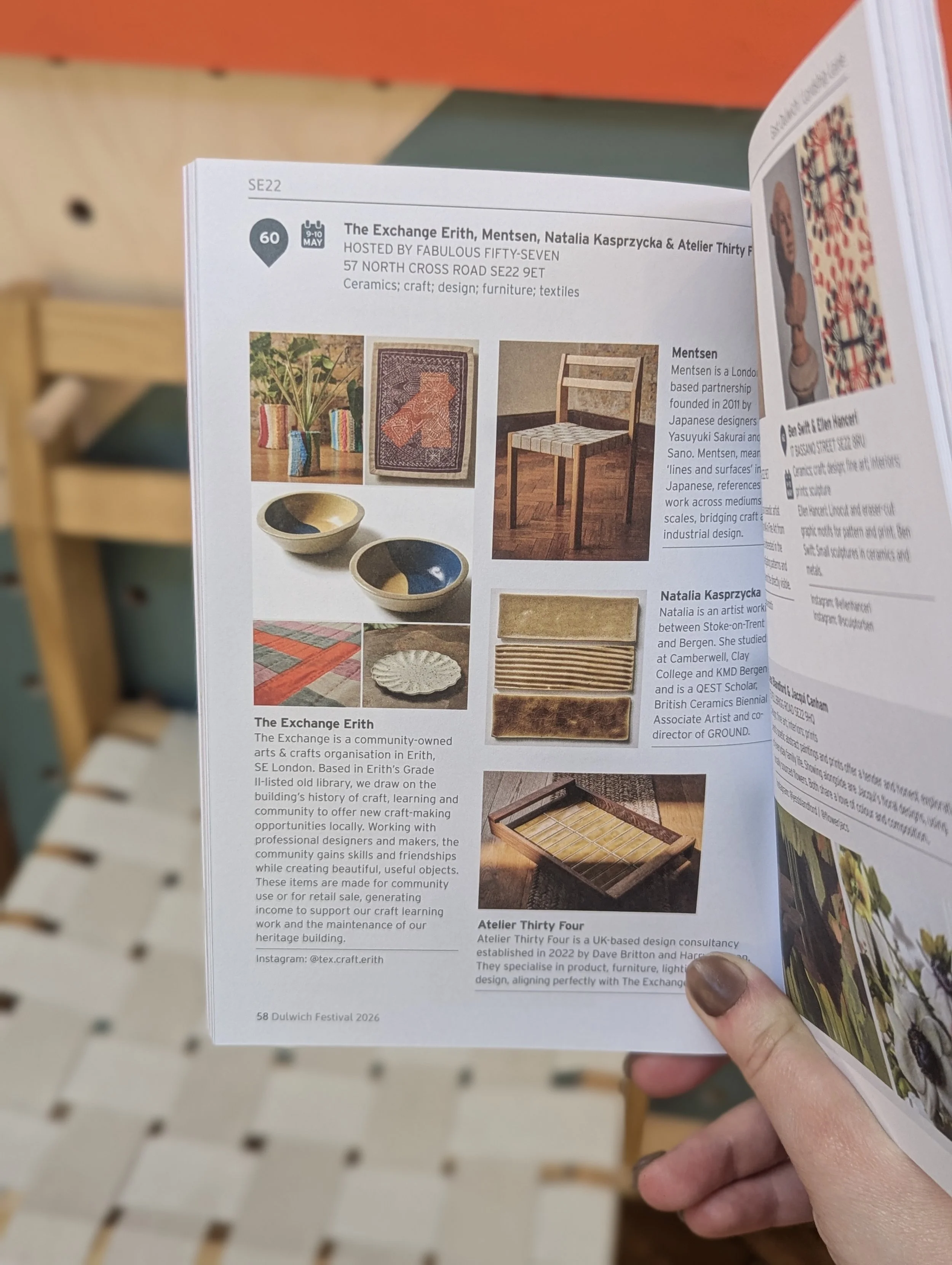 London Craft Week x Dulwich Festival