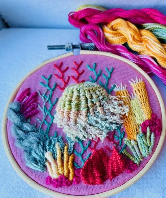 3D Coral Reef Embroidery Workshop