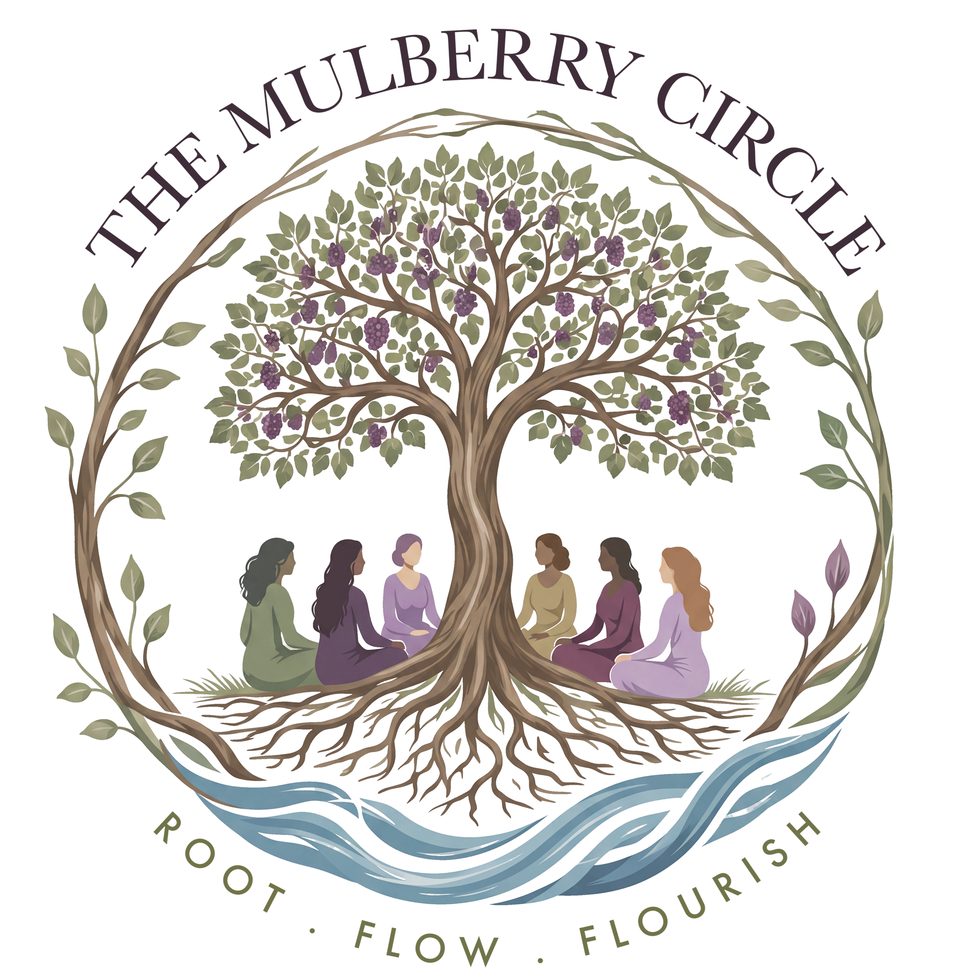 The Mulberry Circle - Root · Flow · Flourish