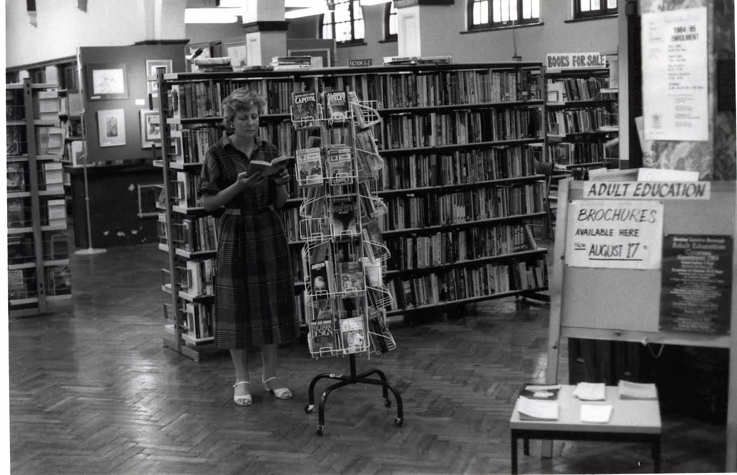 148_92 Mrs. Gadsebasia In Erith Library- 1984.jpg