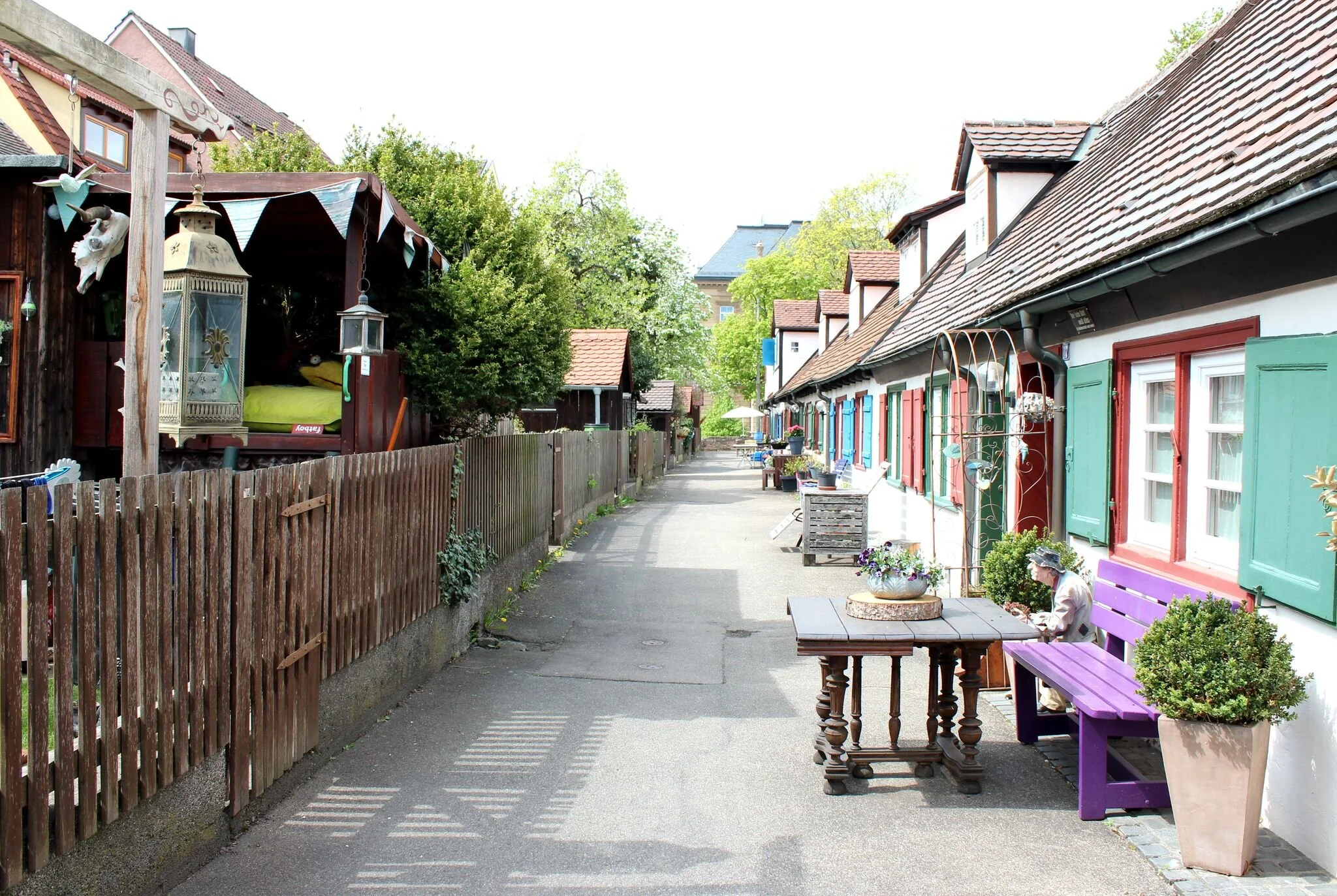 Nostalgie pur: die Grabenhäuschen