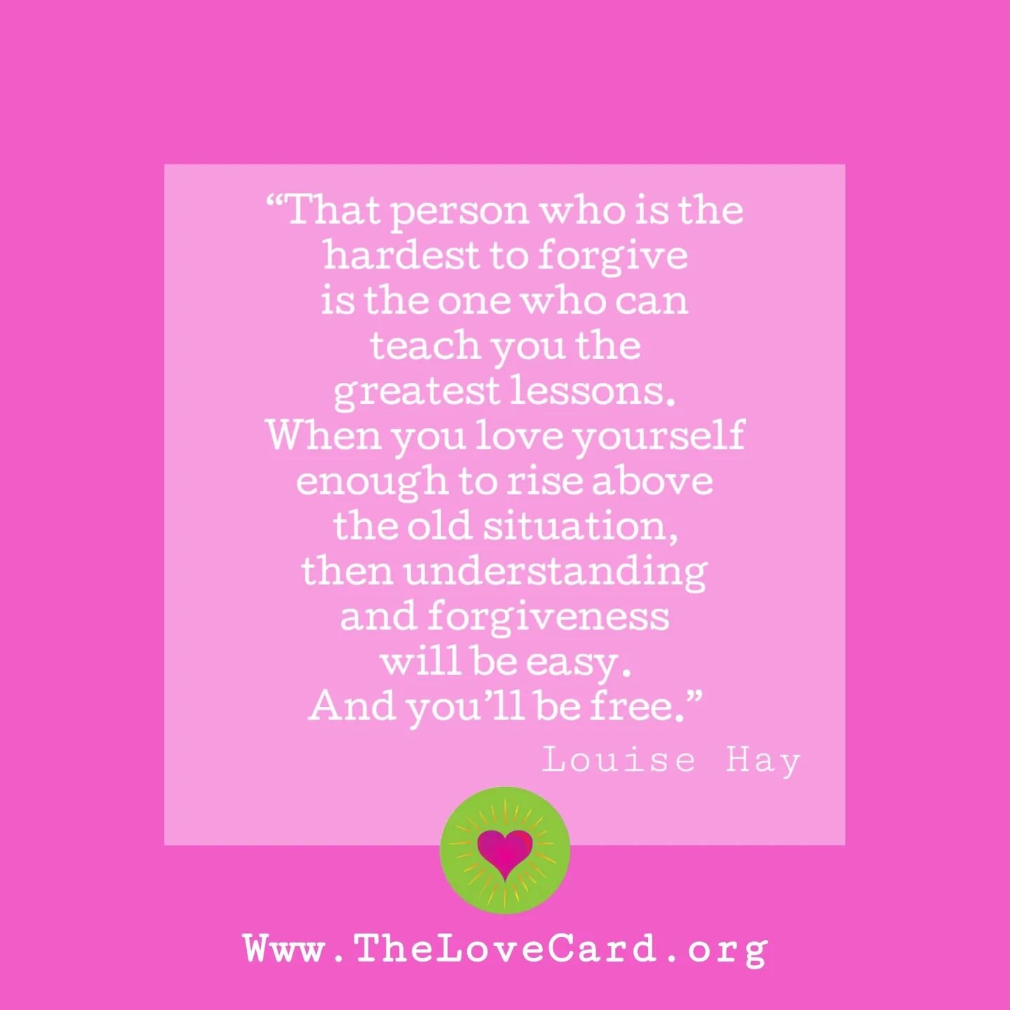 Louise Hay is powerful. She has the incredible ability to communicate so clearly what it means to forgive and love. This is a great quote. Sending you all my love. I believe in people. I believe in the goodness of hearts. I believe we are all doing o