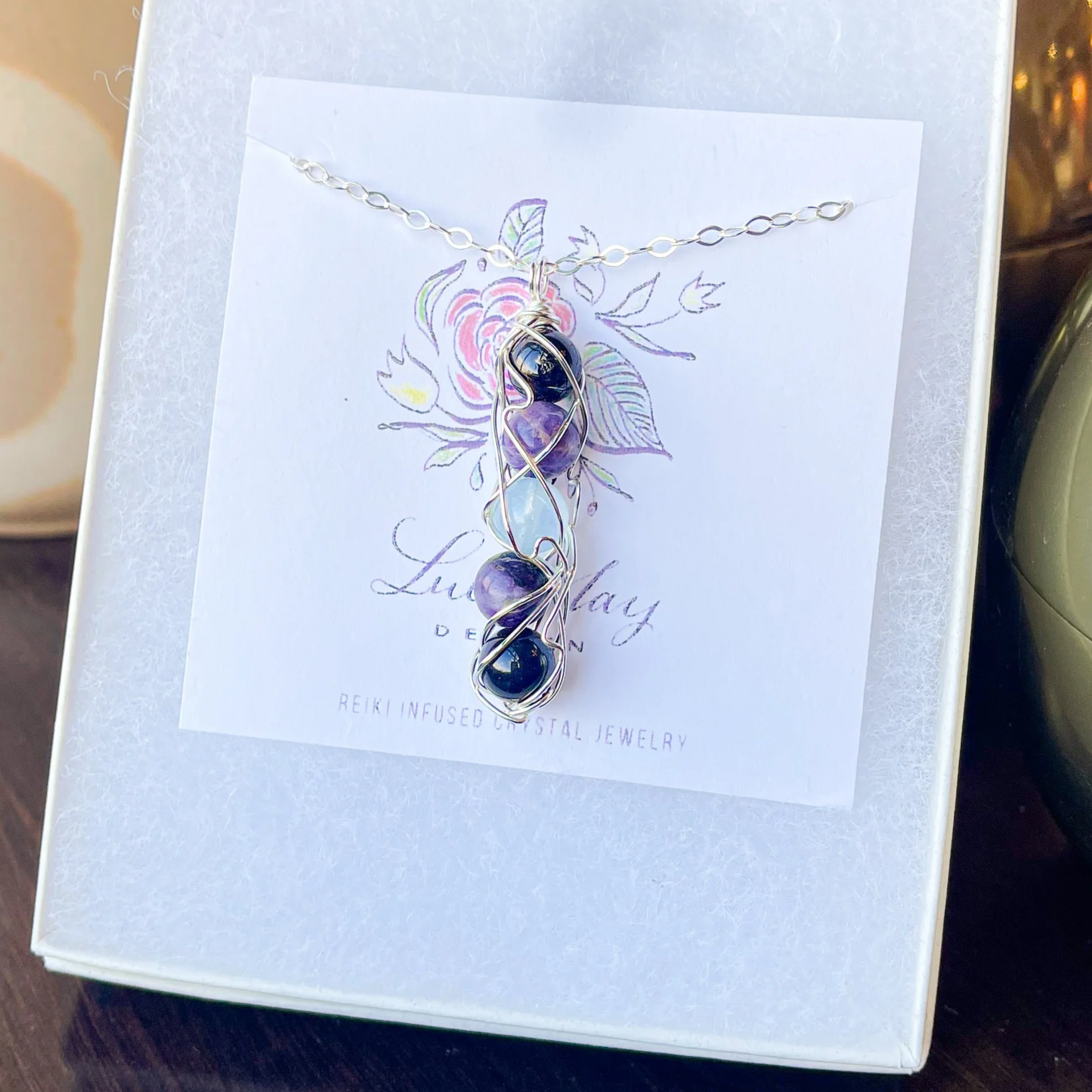 Chaos Tamer Spiral Crystal Necklace | Perfect for Mercury Retrograde!