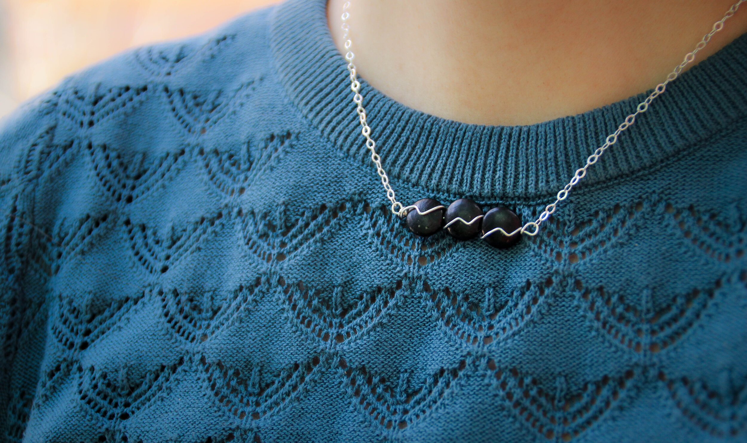Shungite Trio Necklace