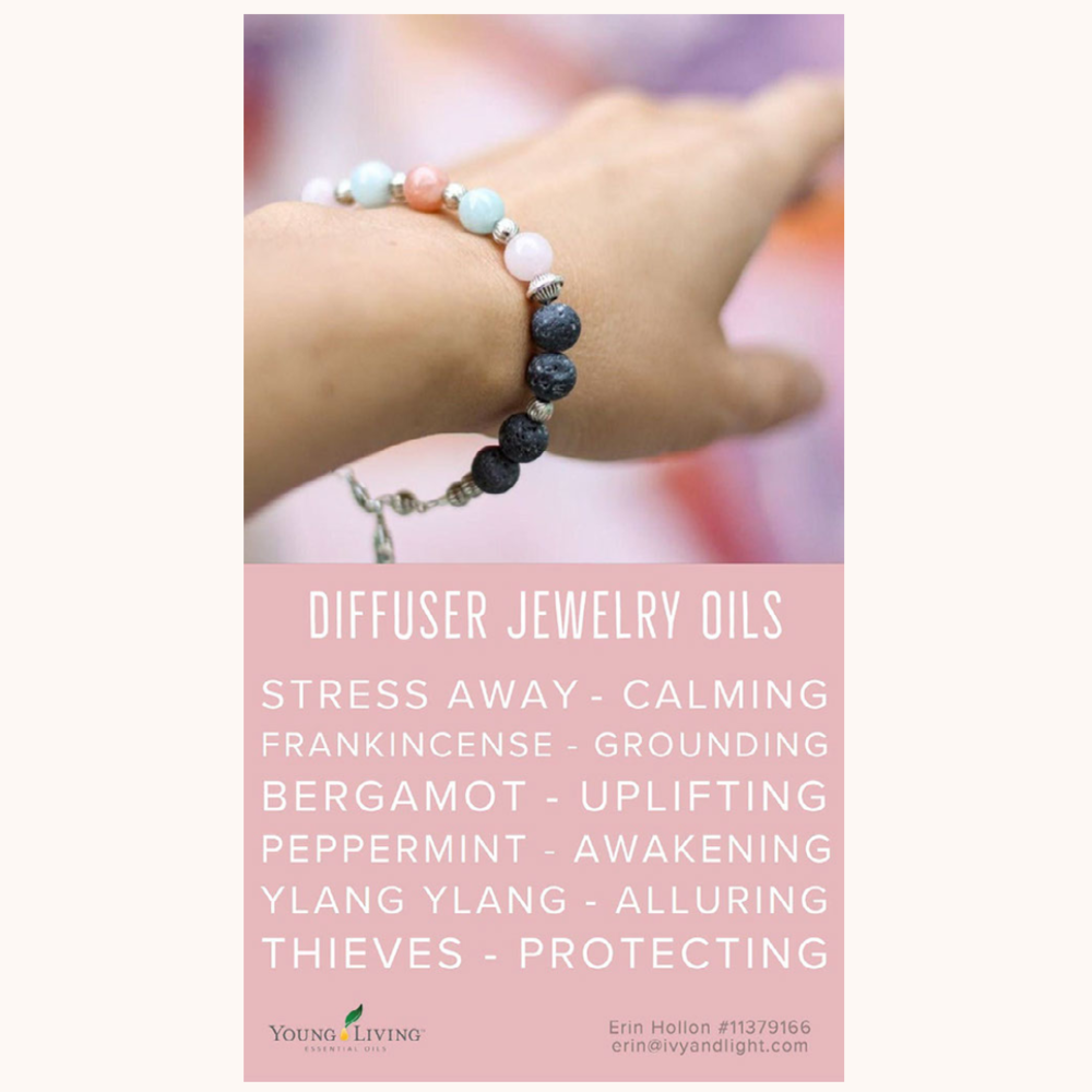 Essential Oil Blend with Bracelet Diffuser - Wellness | Yogaroma