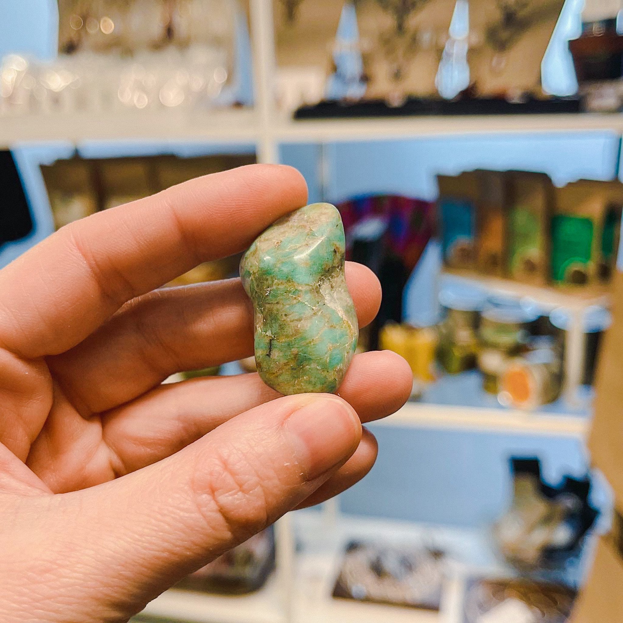 Amazonite tumbled stone 1.jpg