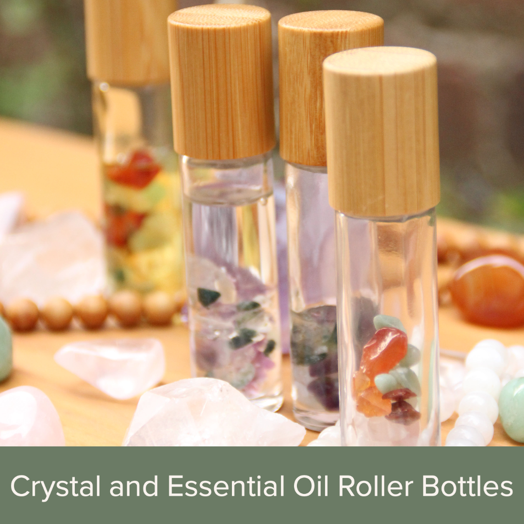 Crystal Roller Bottles for Essential Oil Blends — Ivy+Light