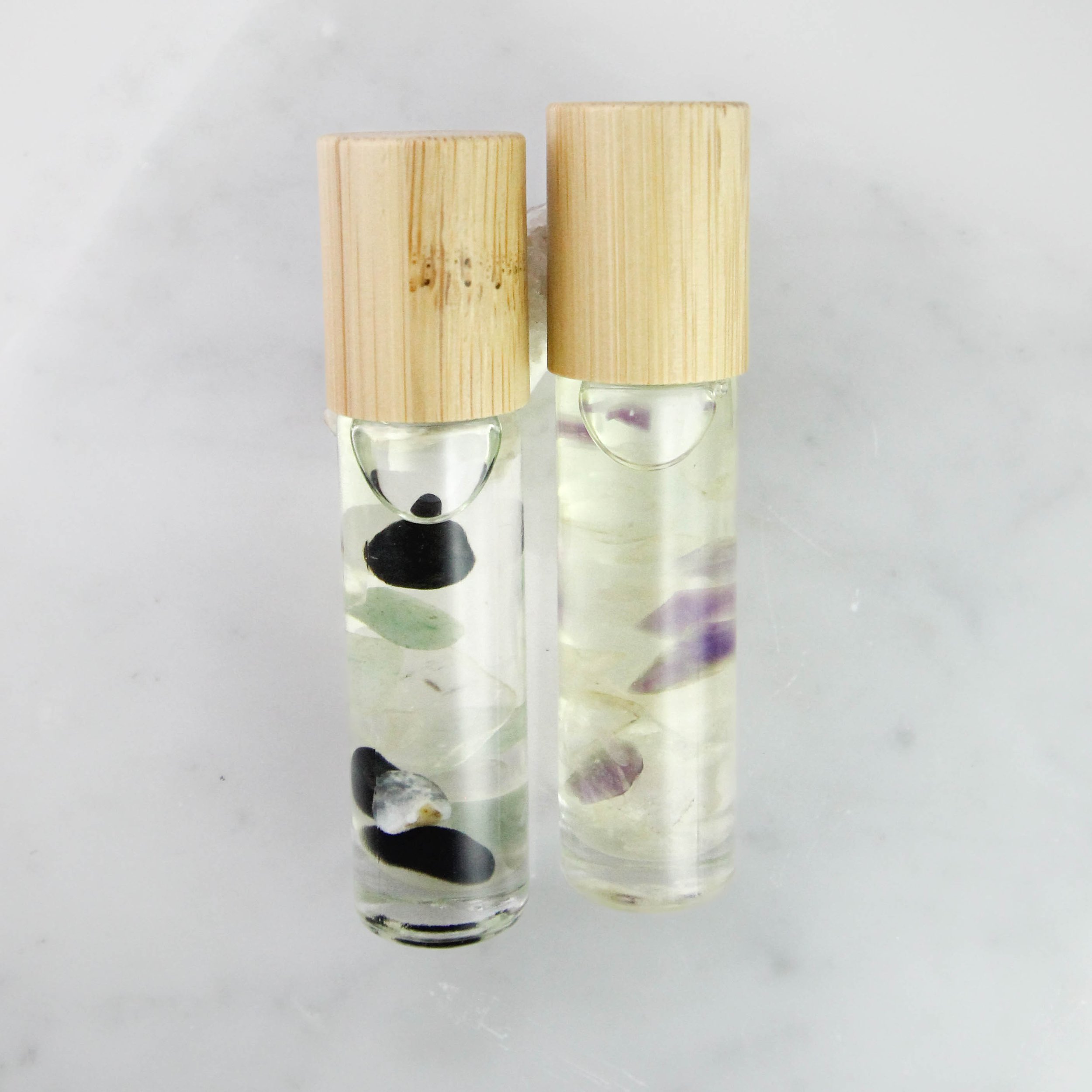 New and Full Moon Crystal Roller Bottles — Ivy+Light
