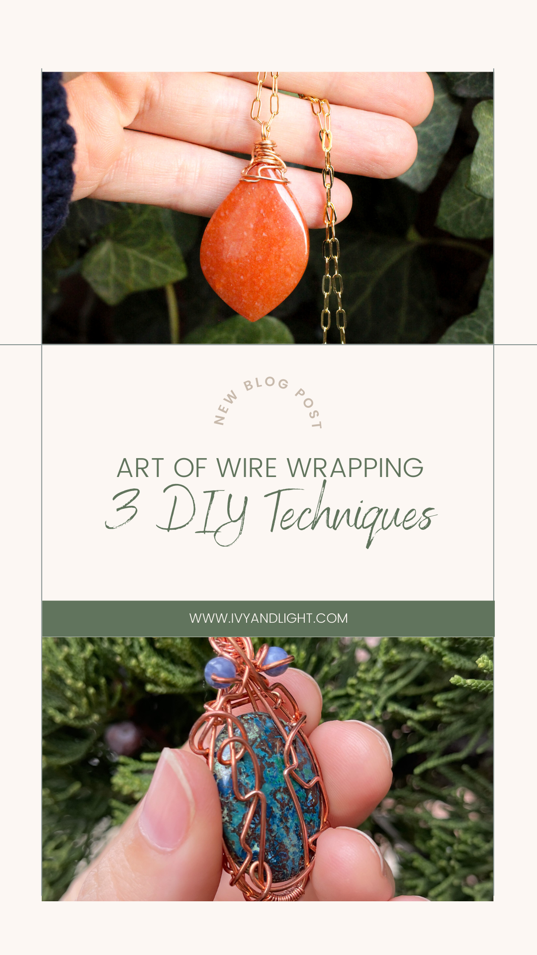 Exploring Techniques - Wire Wrapped Jewellery