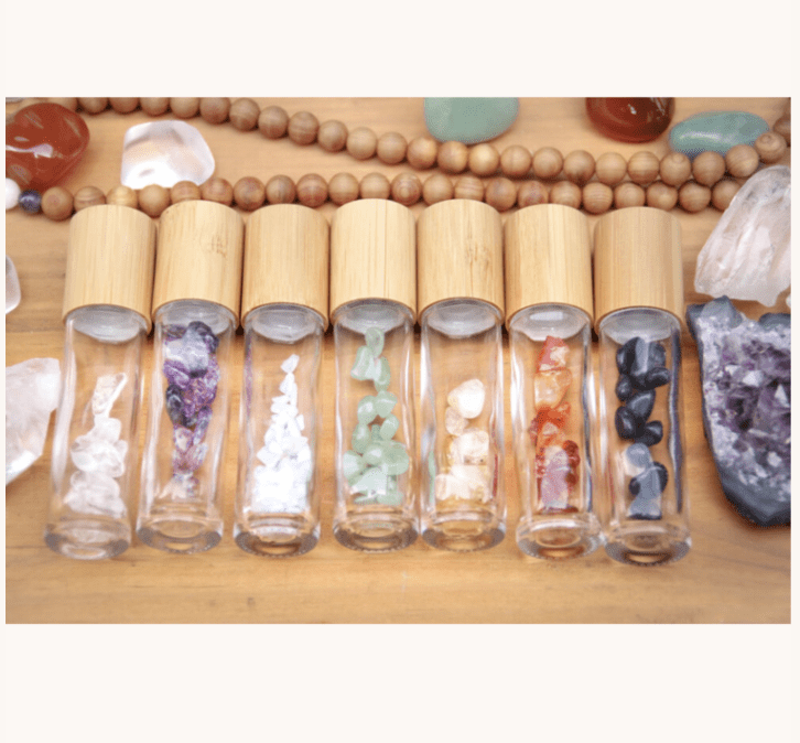 Crystal Roller Bottles for Essential Oil Blends — Ivy+Light