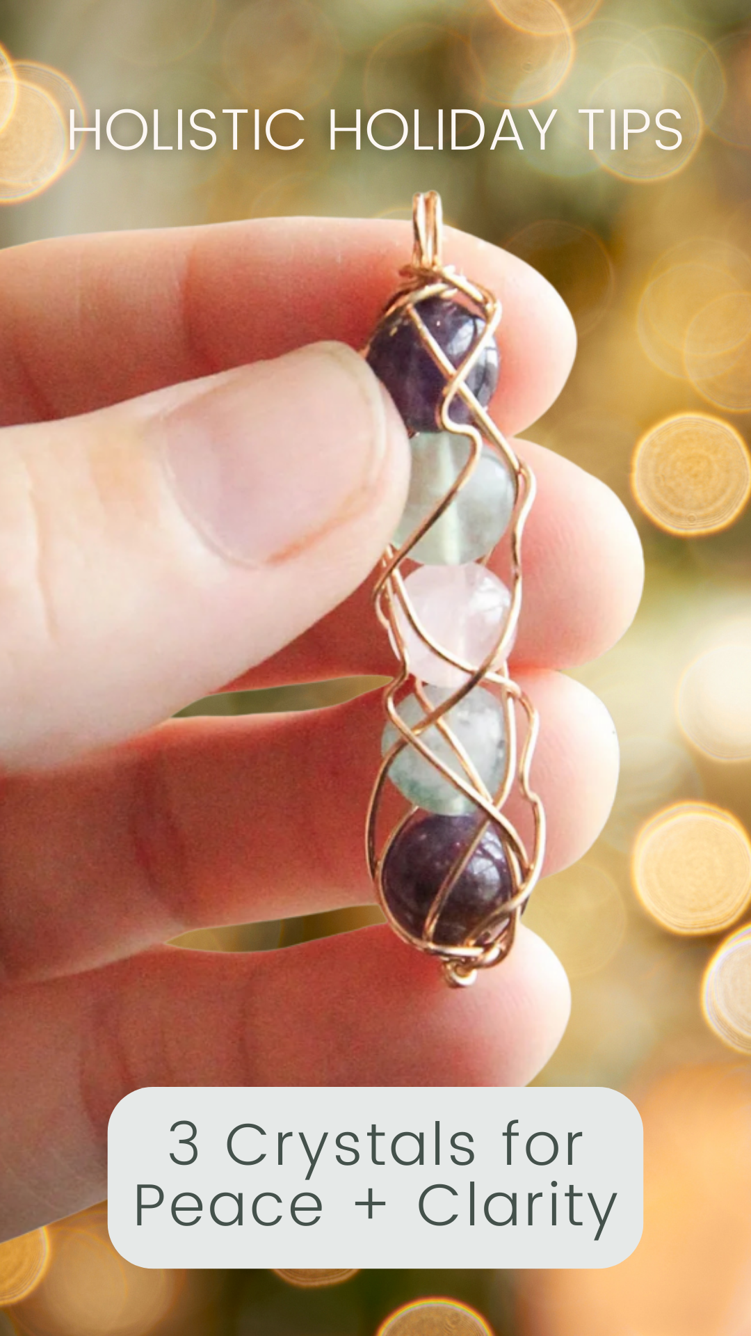 3 Crystals for Peace + Clarity During the Holiday Season