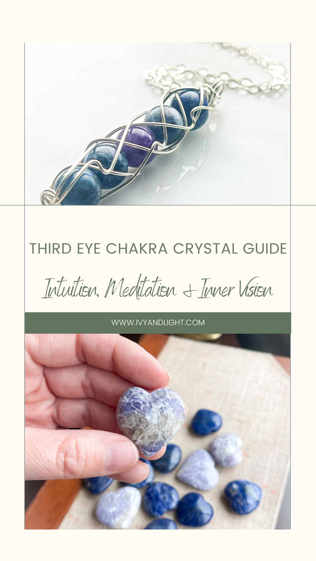 Third Eye Chakra Crystals Guide: How to Choose the Right Stone for Your Intuition &amp; Inner Wisdom