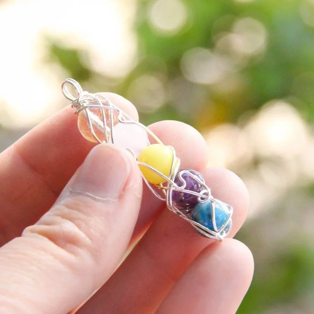 Self Love Crystal Spiral Necklace