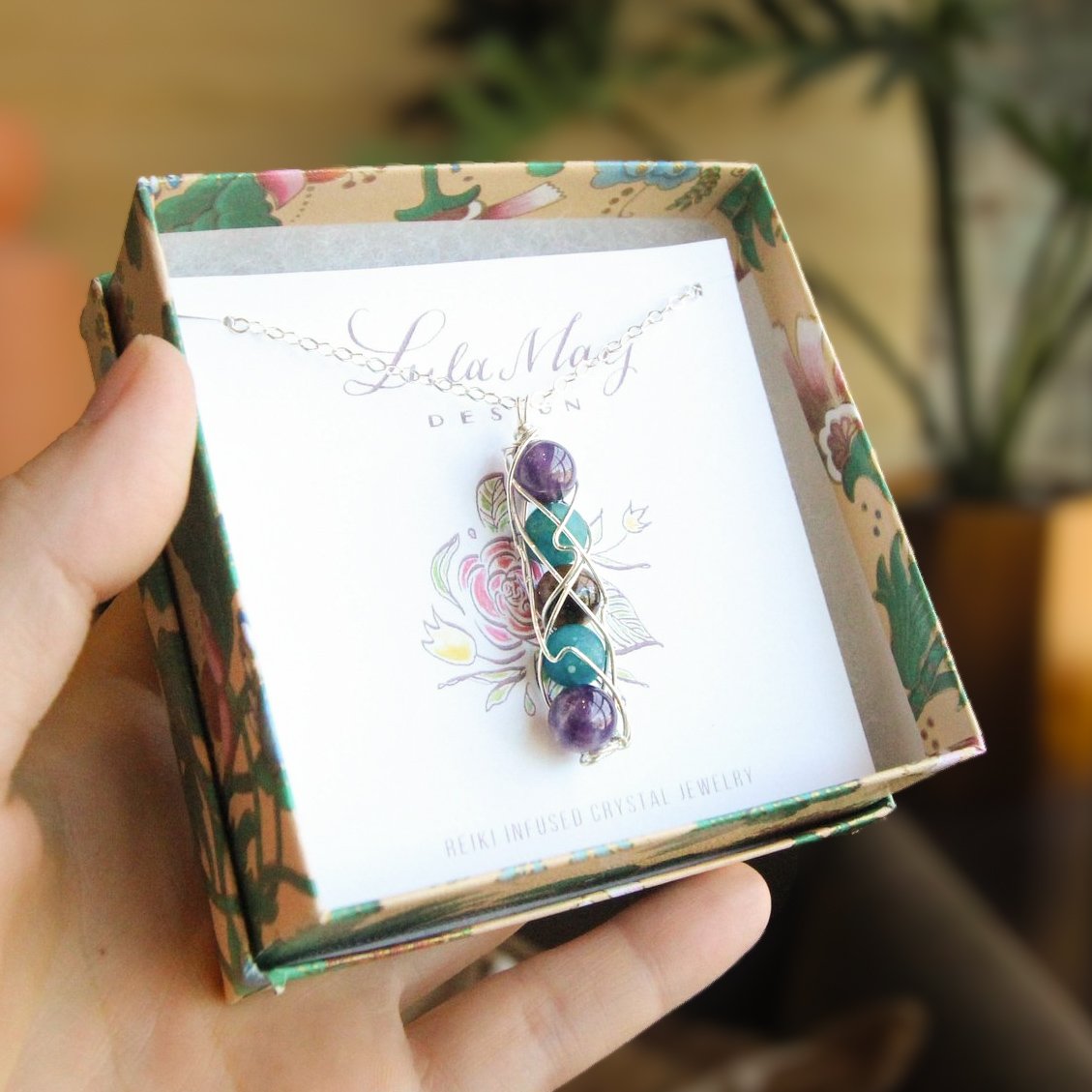 Energy Boost Necklace in Silver in Box.JPG