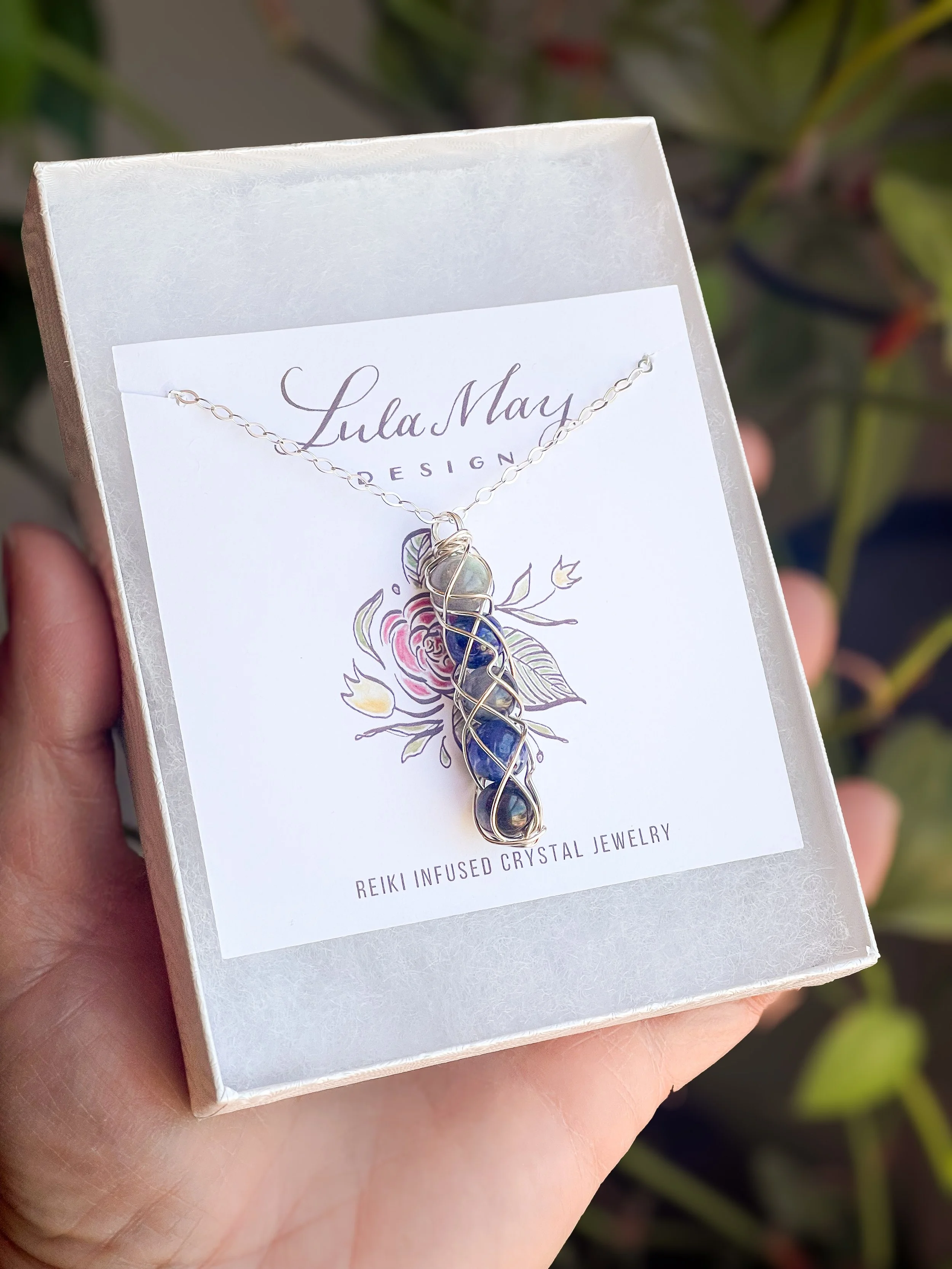Protection Necklace for Healers in Silver.JPG