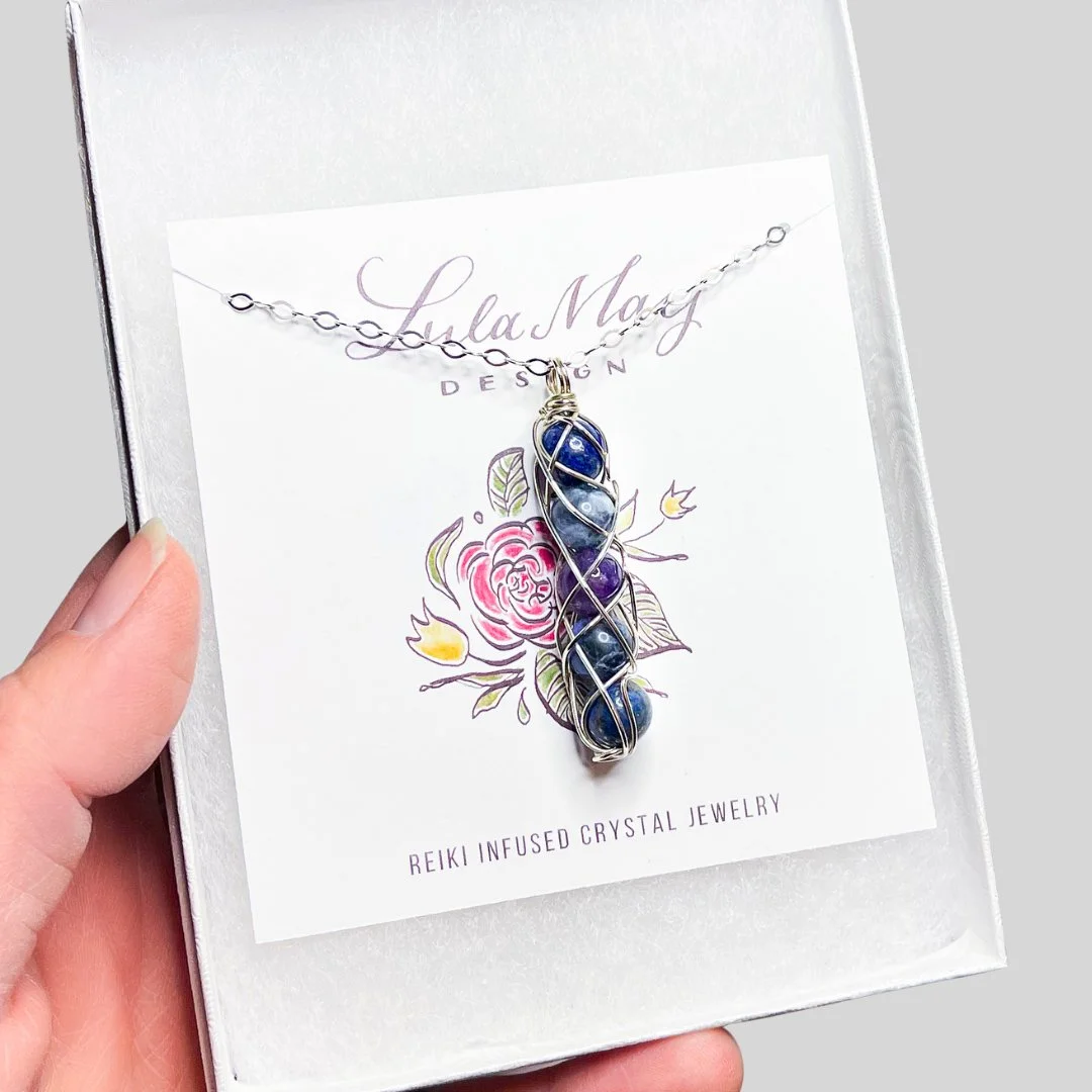 Third Eye Crystal Necklace in Silver.JPG