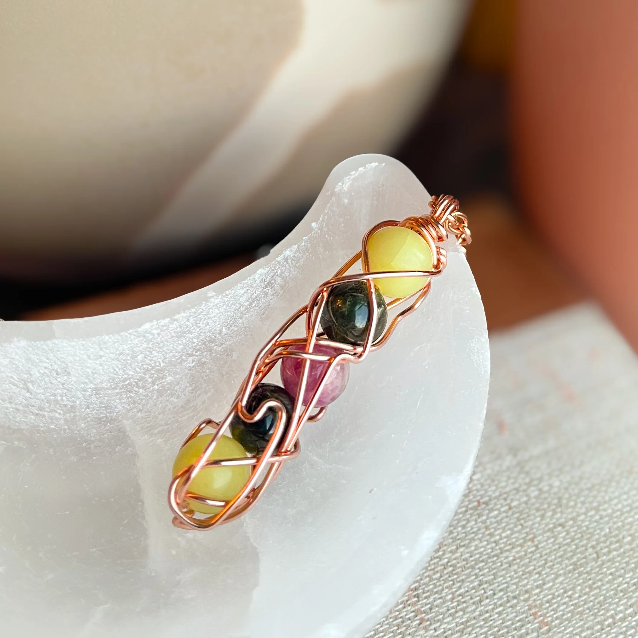 Onward and Upward Spiral Necklace in Copper.JPG