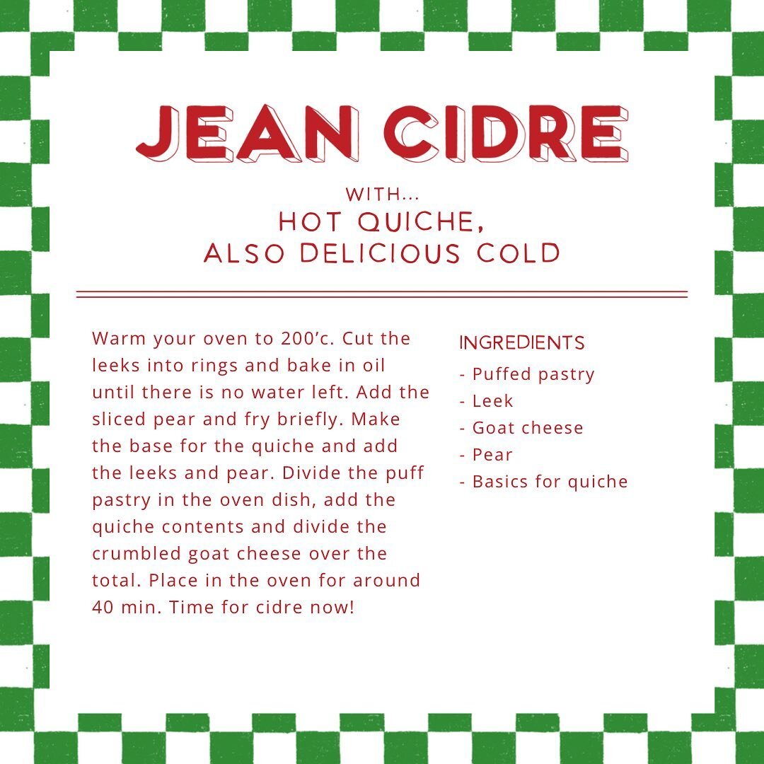 Jean Cidre&rsquo;s suggestion for tonight. Invite your neighbor or make sure you can resist to keep some leftovers for tomorrow lunch. 🍎🍐