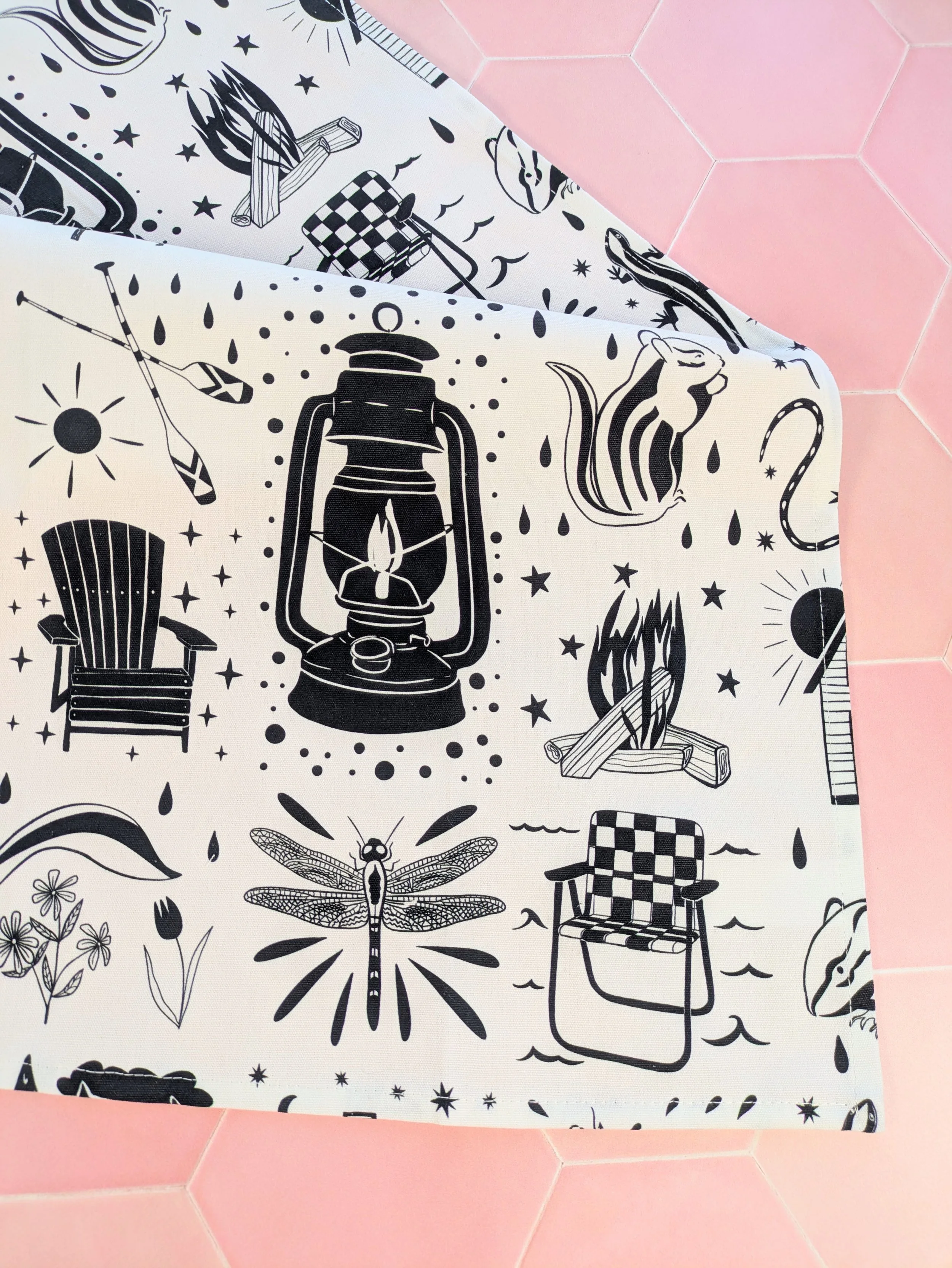 summer tea towel black and white 5.jpg