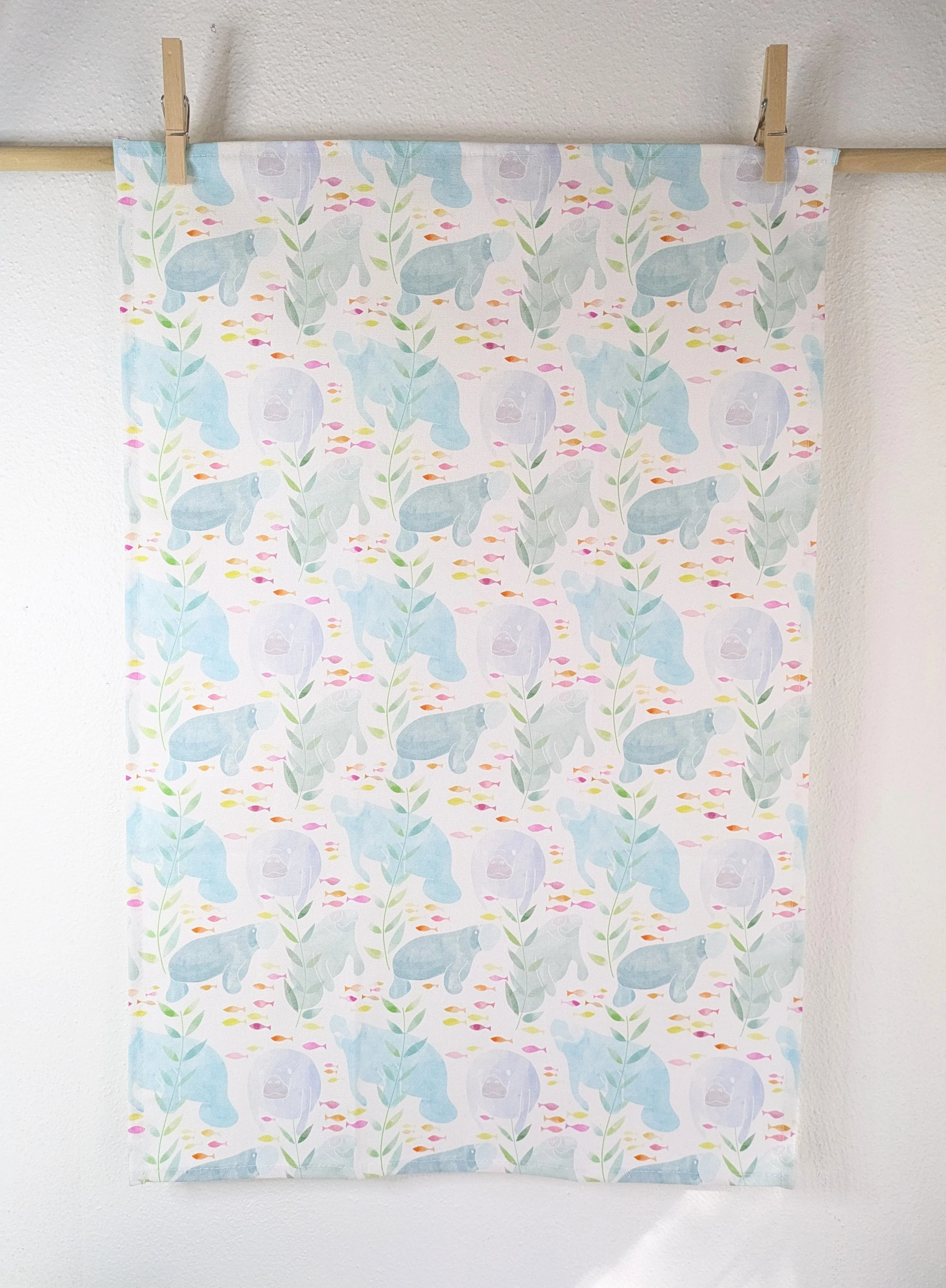 Manatees - Tea Towel