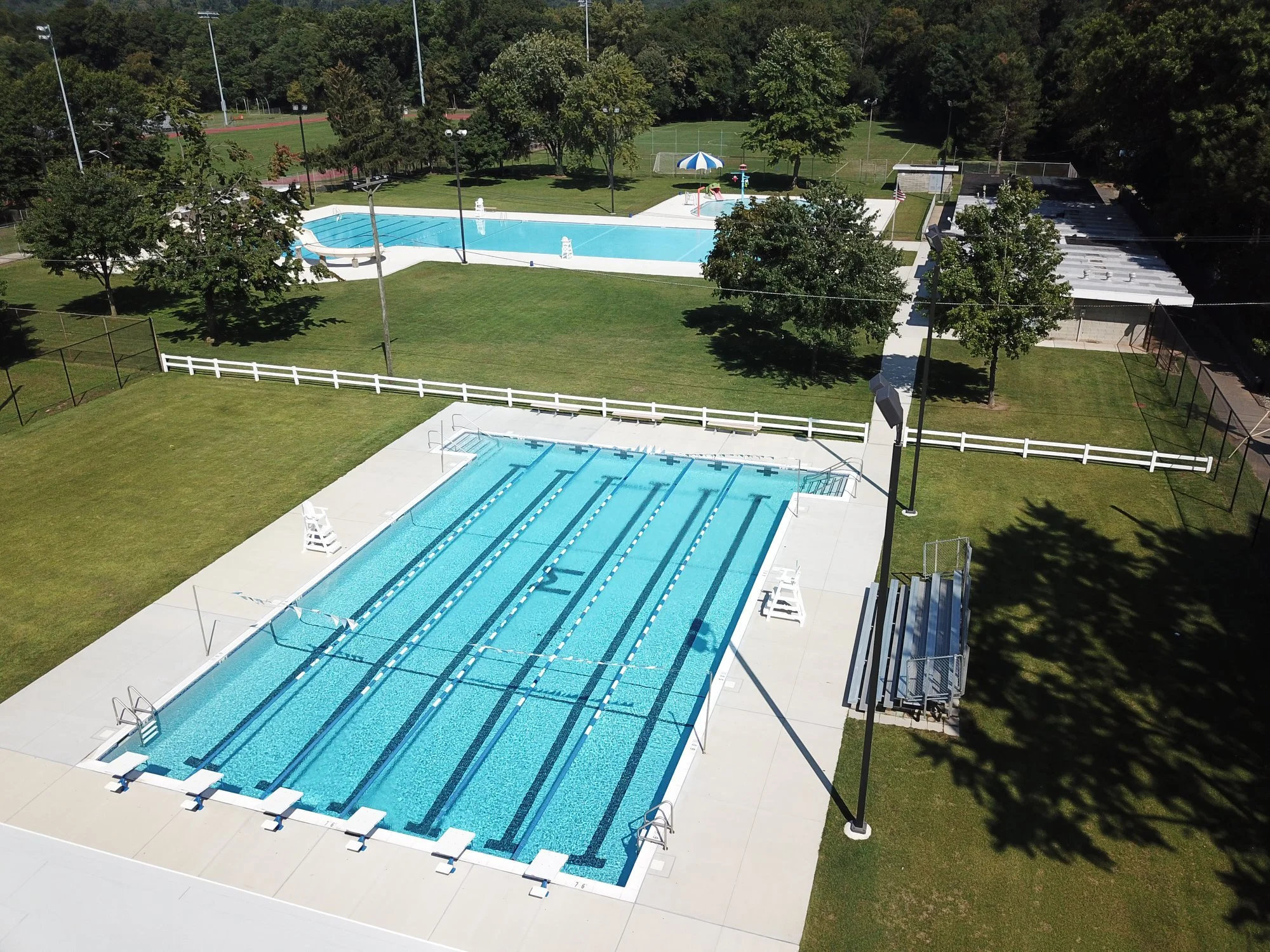 Pool grounds - Middlesex Community Pool