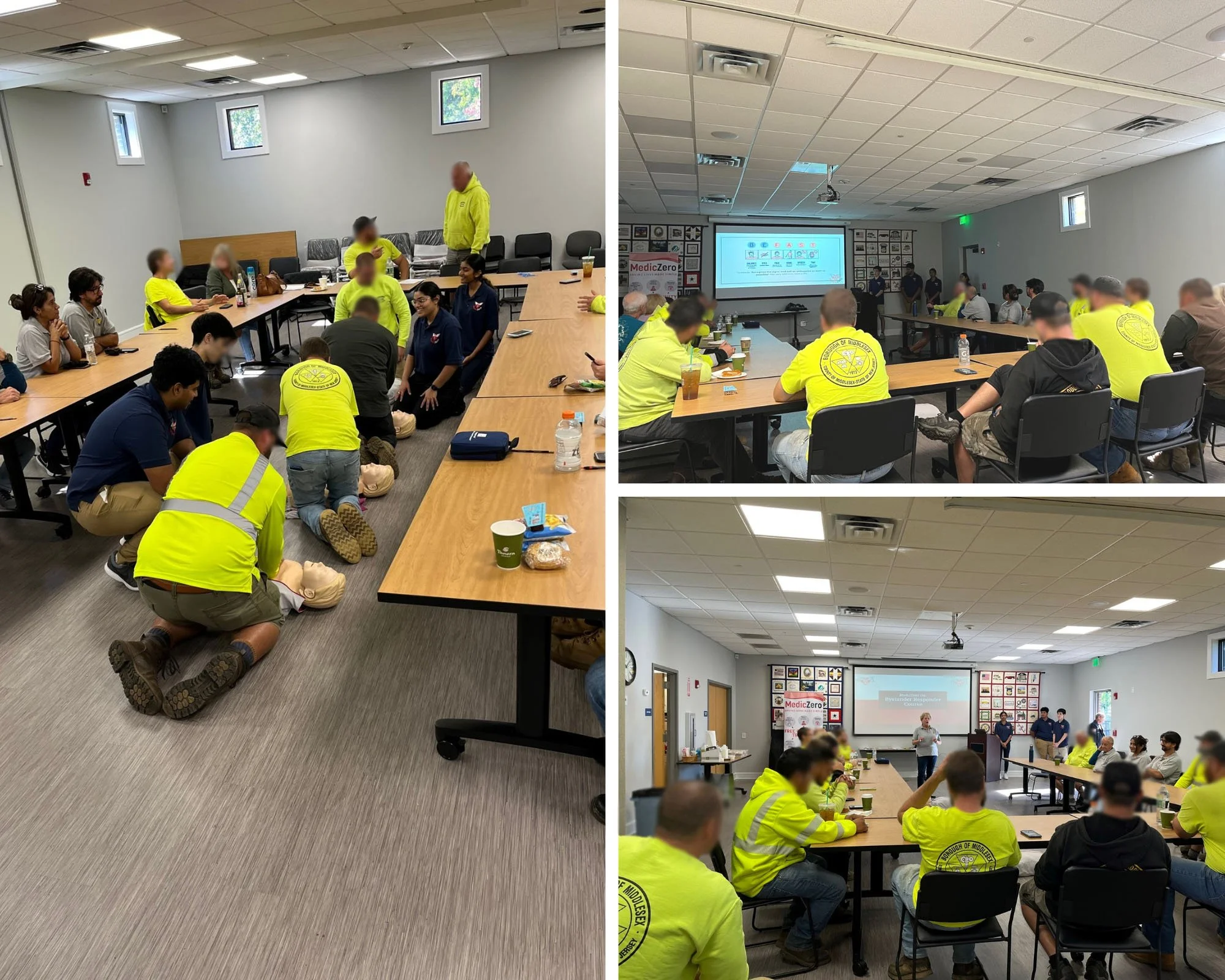 OEM Sponsors "Bystander CPR Training" for DPW Staff