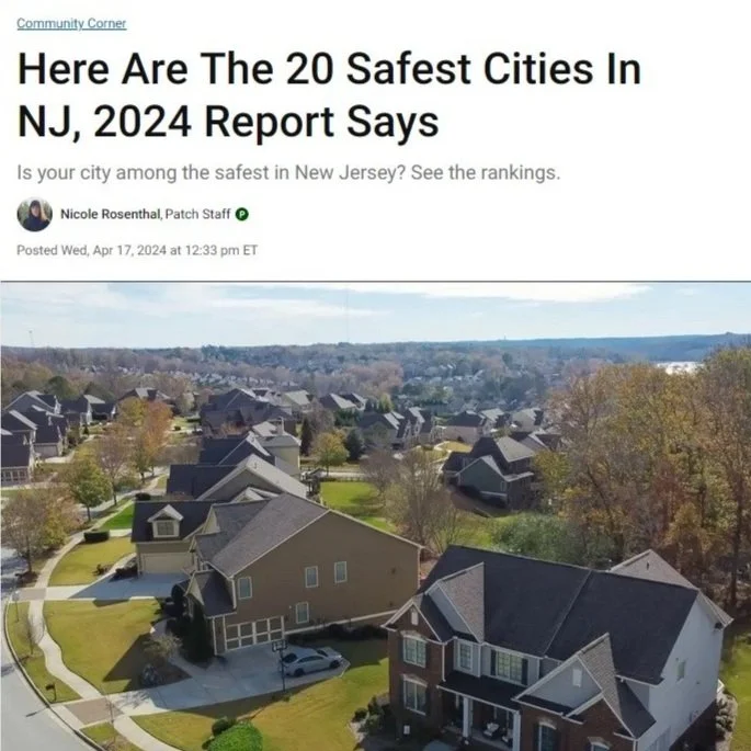 Middlesex Borough Ranked In Top 20 Safest Cities in NJ
