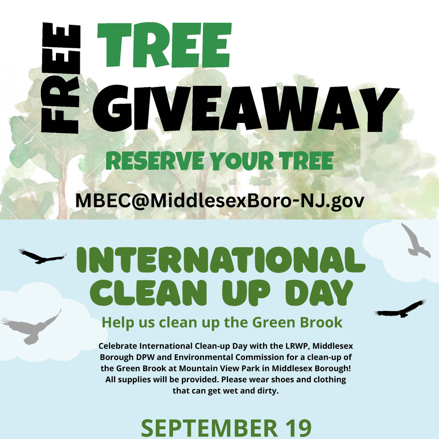 Upcoming Middlesex Borough Environmental Commission Events