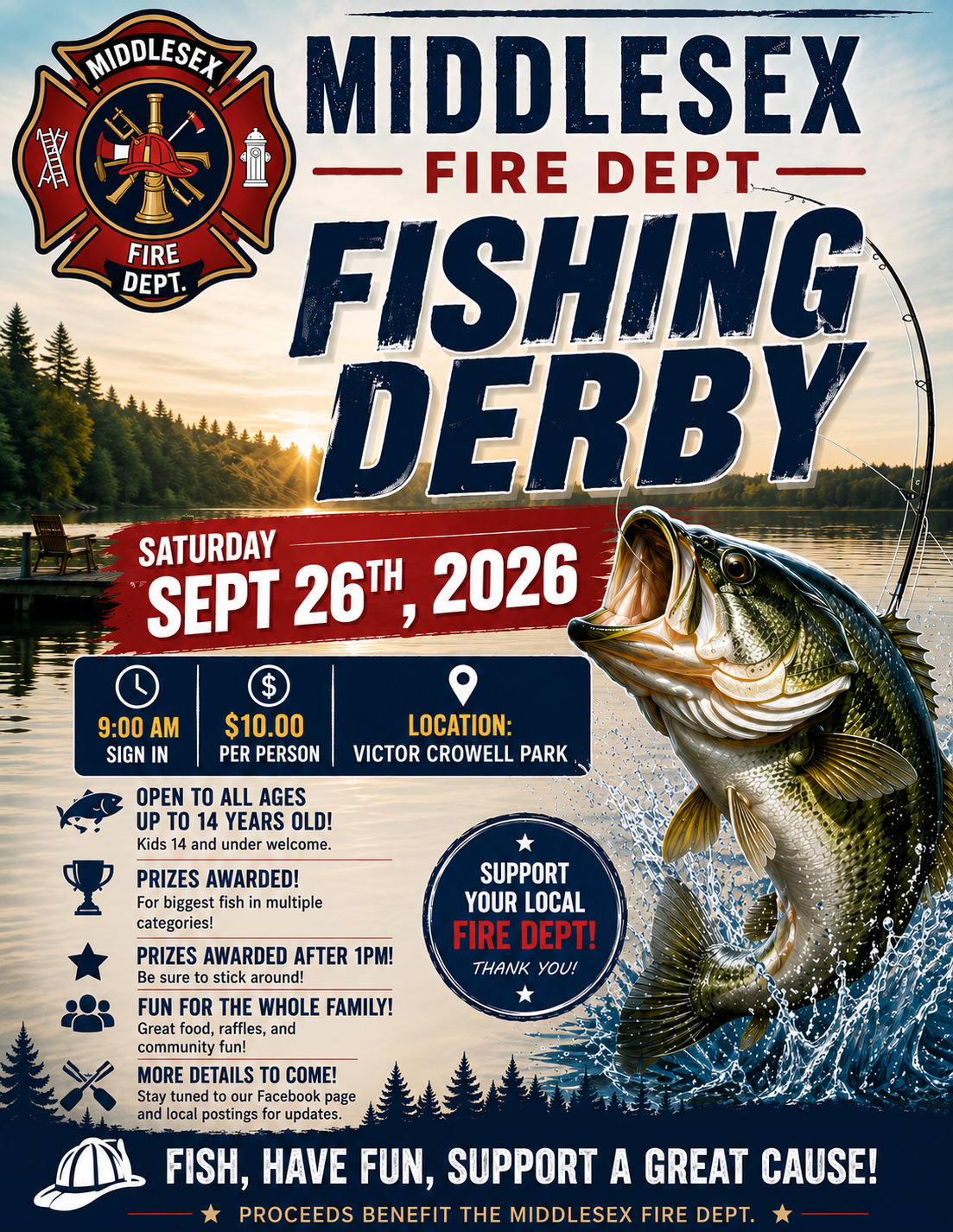 Middlesex Fire Department Fishing Derby
