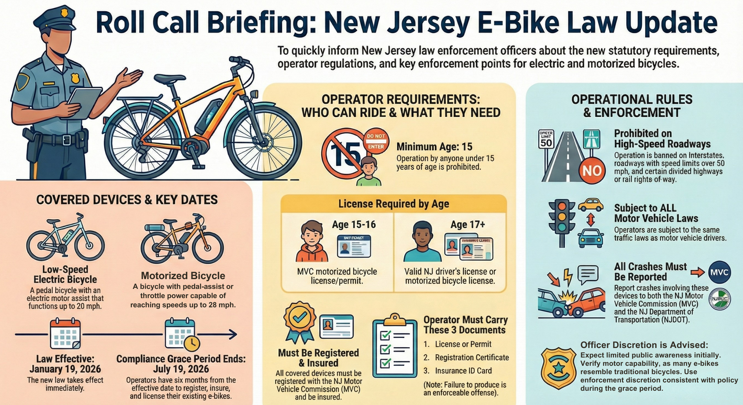 NJ E-Bike Law Update