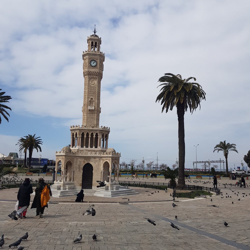 The famous landmark Izmir Clock Tower