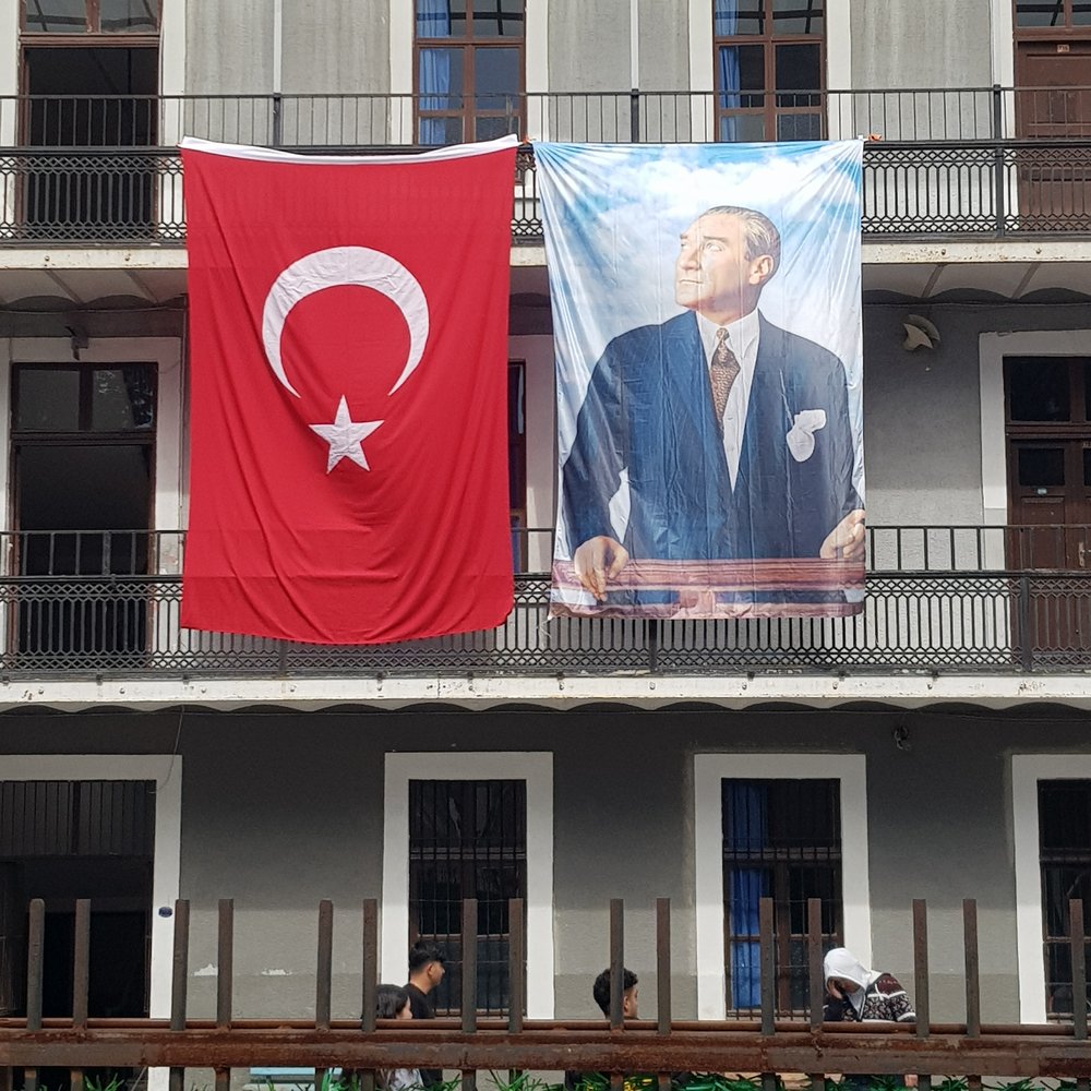 An image of Mustafa Kemal Atatürk founding father of the Republic of Turkey
