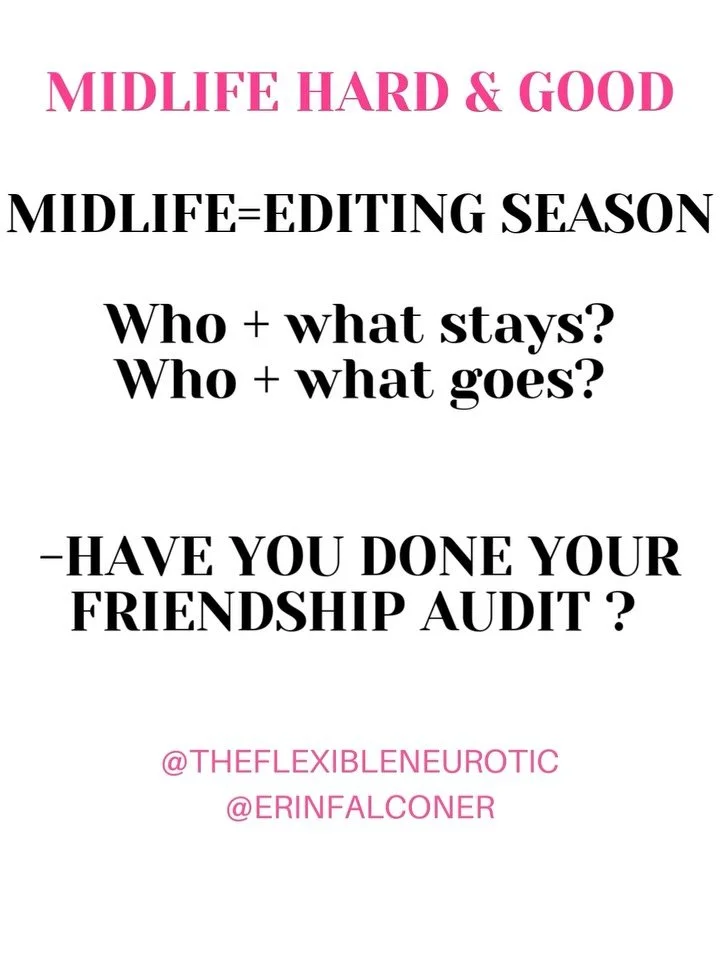 Is it time to &ldquo;edit&rdquo; your friend list? 👀

Have you ever been on a friendship break-up? Type a ❤️ if you know.

New episode of The Flexible Neurotic Podcast with @erinfalconer 💥 She&rsquo;s the author of How to Break Up with Your Friends