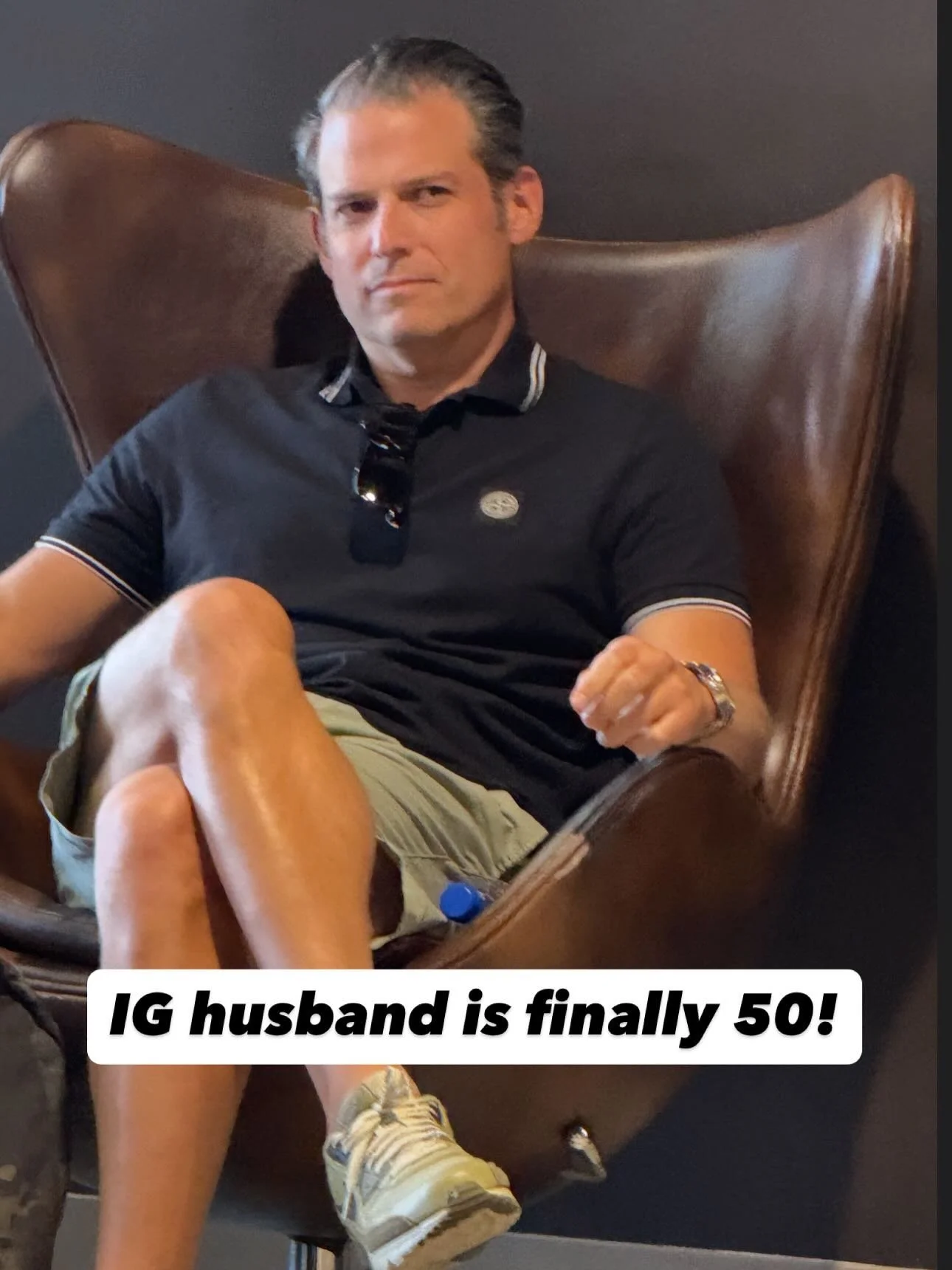 Husband is finally 50!  I turned 50 
ten months ago! 

Finally the man who is aging backwards turns 50! 

Type a ❤️ to wish this guy a Happy 50th. 

I have known Jeremy since 9th grade. He is a man of pure character, wit, unrelenting sarcasm and dry 