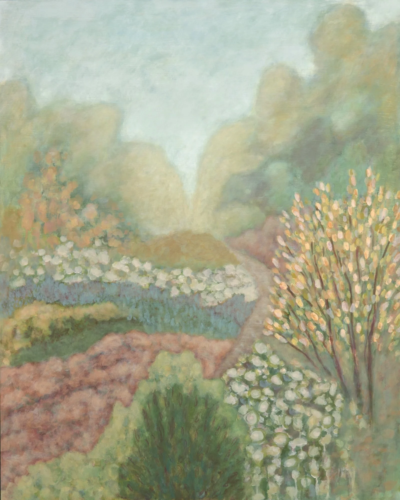 Yellow Willows  Oil on panel  30x24"