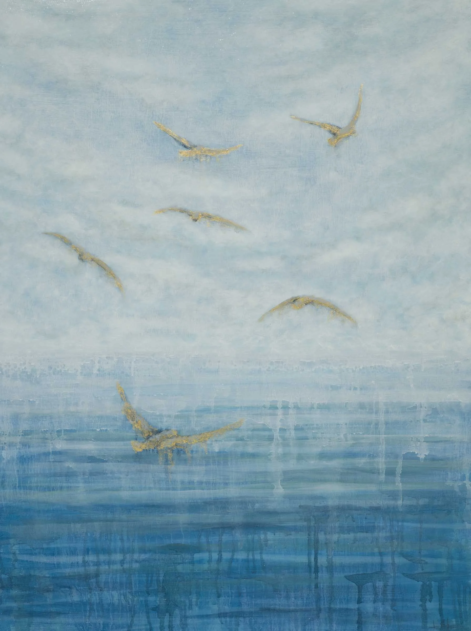 Volar, 24 x 18", Oil on Panel