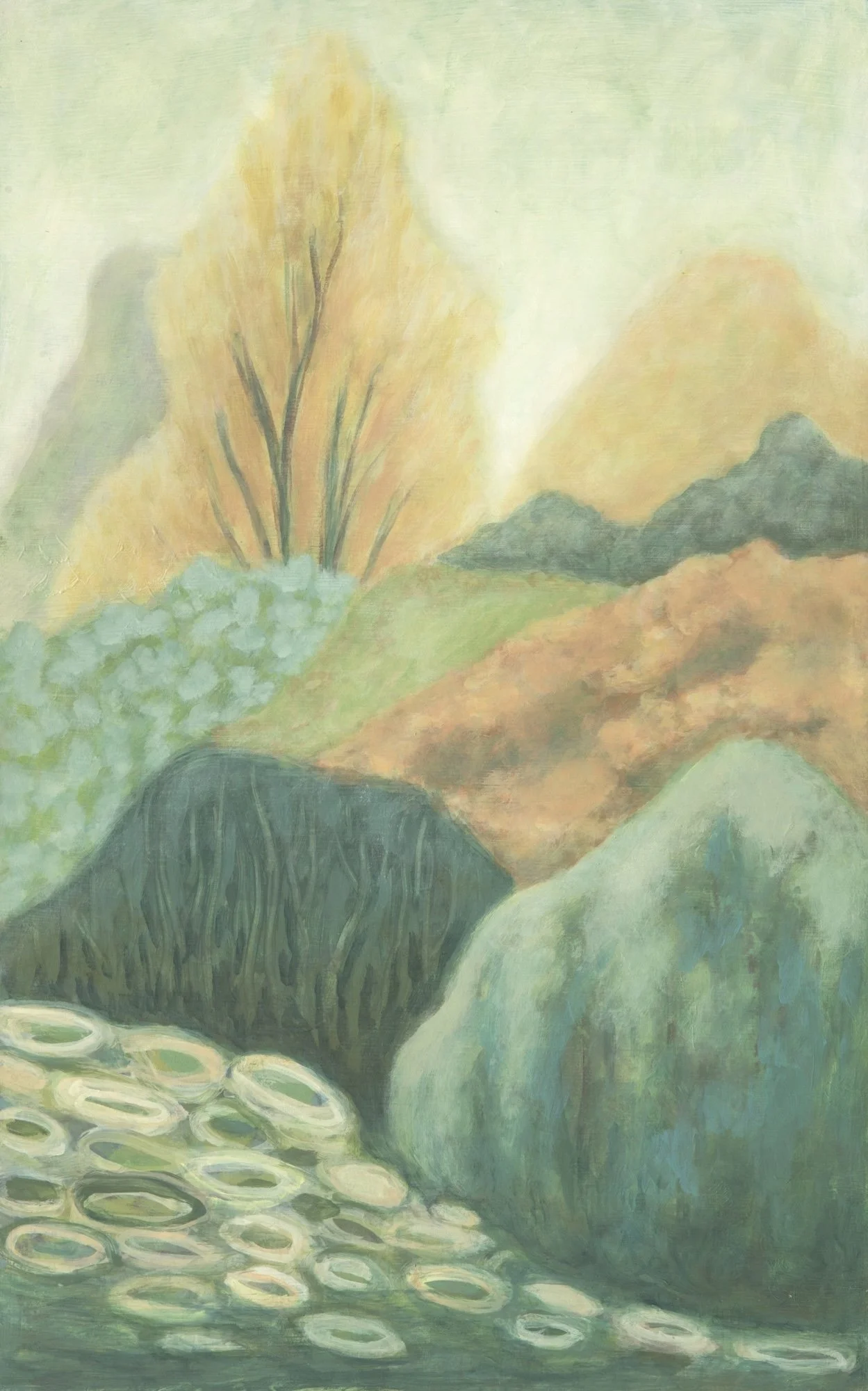 Blue Morning    16x10"   Oil on panel