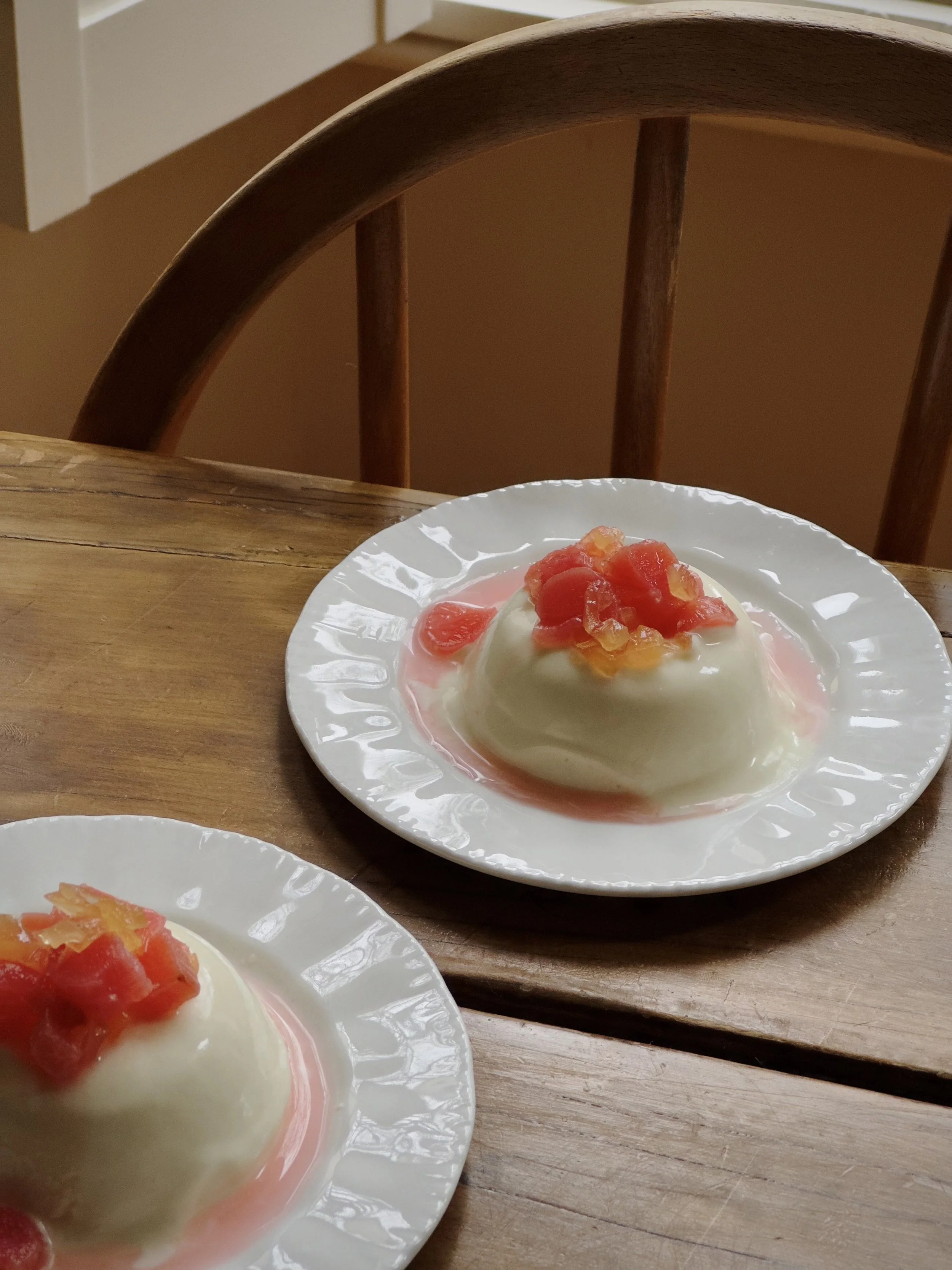 Yoghurt panna cotta with rhubarb and ginger 2.jpeg