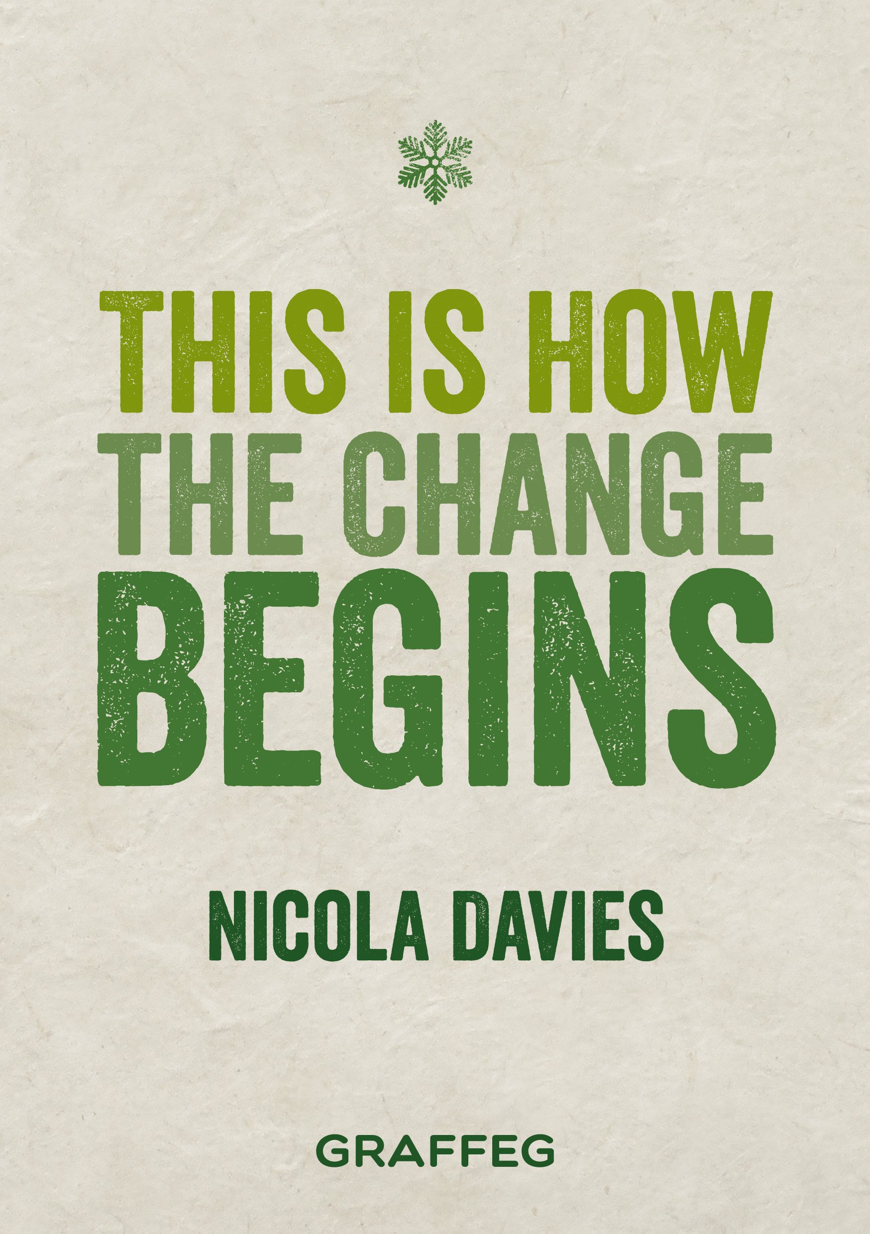 This Is How The Change Begins by Nicola Davies (Copy)