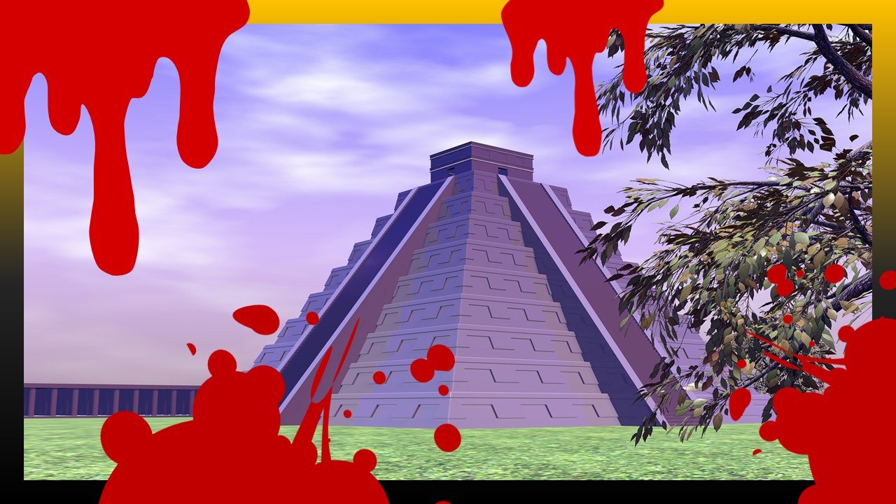 KS2 History Mayans Workshop - Mayan Sacrifice Pyramid.JPG