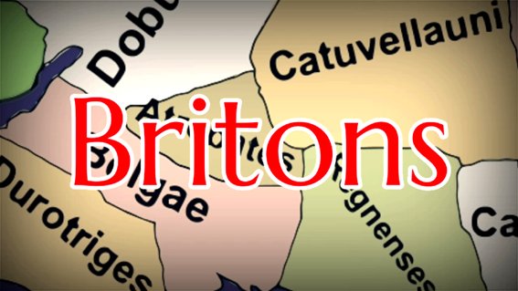 Romans in Britain - Britons Map