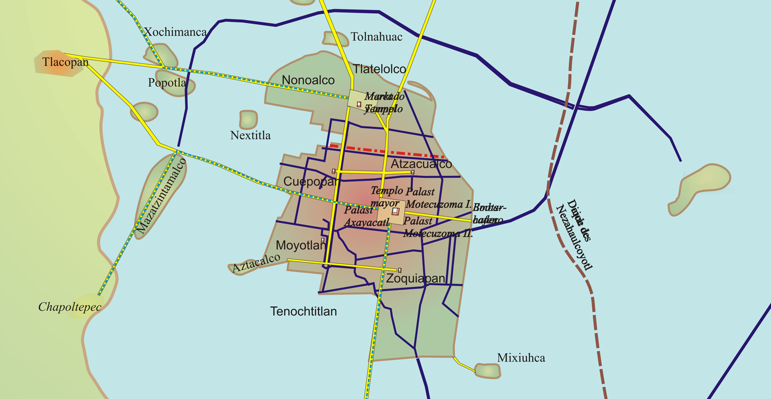 Aztecs School Workshop - Map of Tenochtitlan