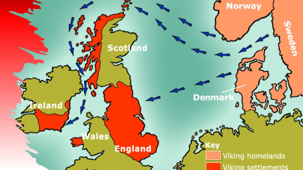 KS2 Viking Workshop - Viking homelands map