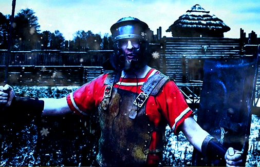 Romans KS2 History - Mr Dilly as a Roman Legionarie