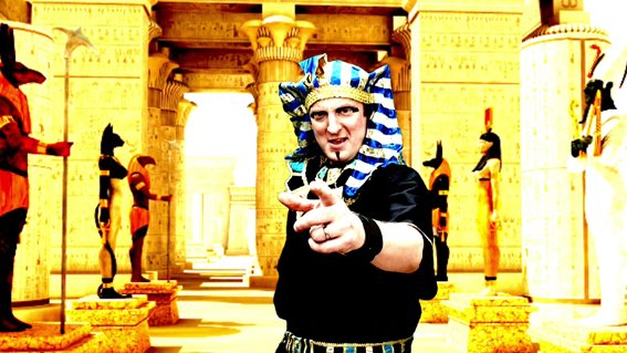 KS2 History Egyptians - Mr Dilly as Ramses II