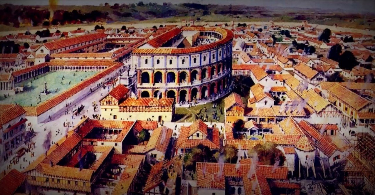 KS2 History - Romans in Britain - Roman Britain town