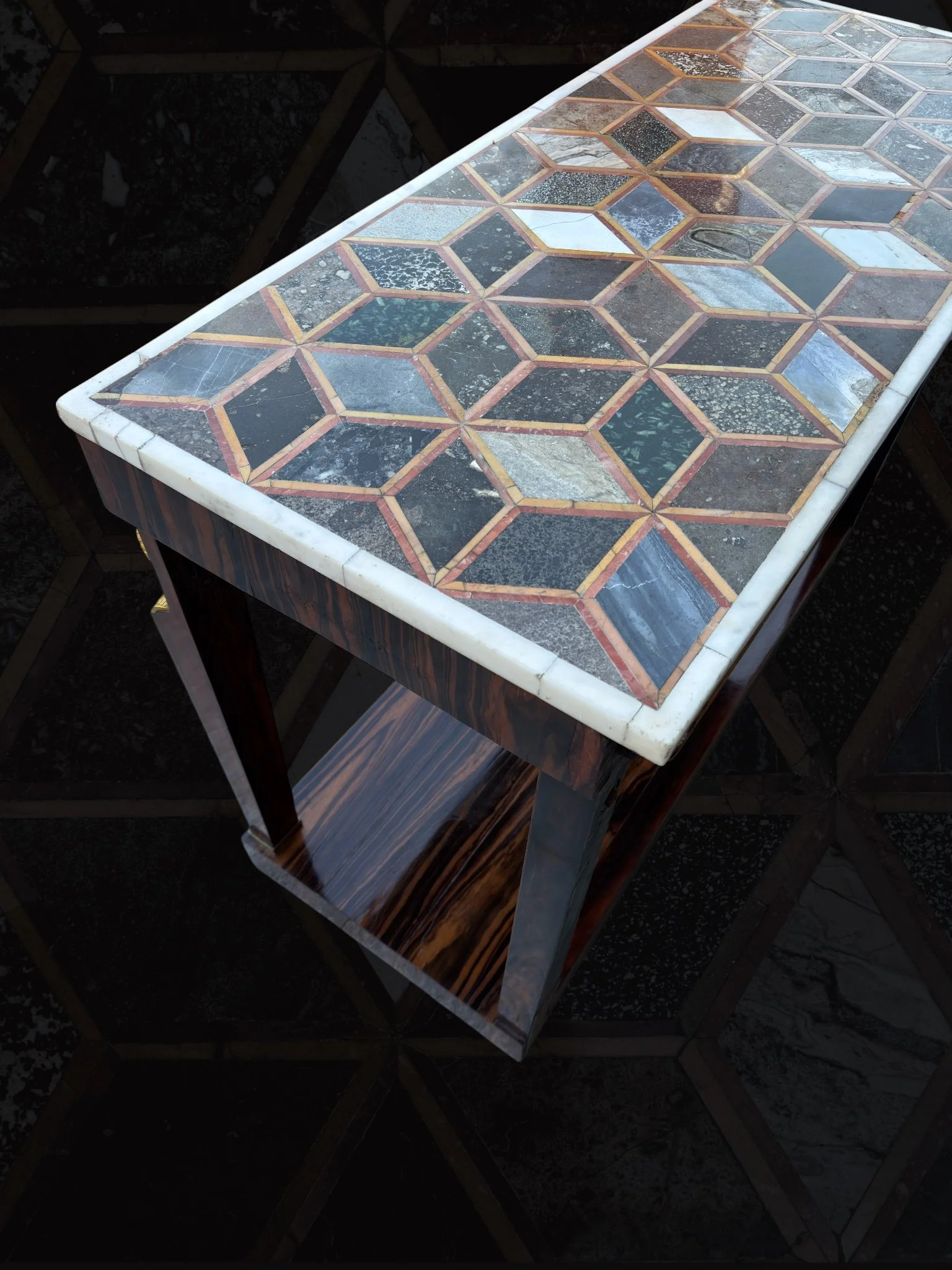 vivioliarteantica_consolle impero con marmo e pietre dure12.jpg