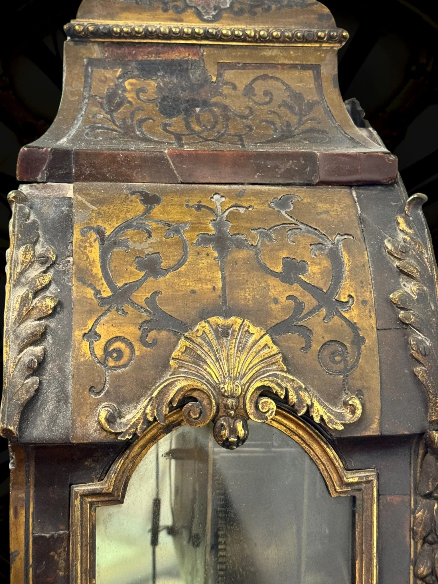 Boulle-style cartel table clock, movement signed Gaudron6.jpg