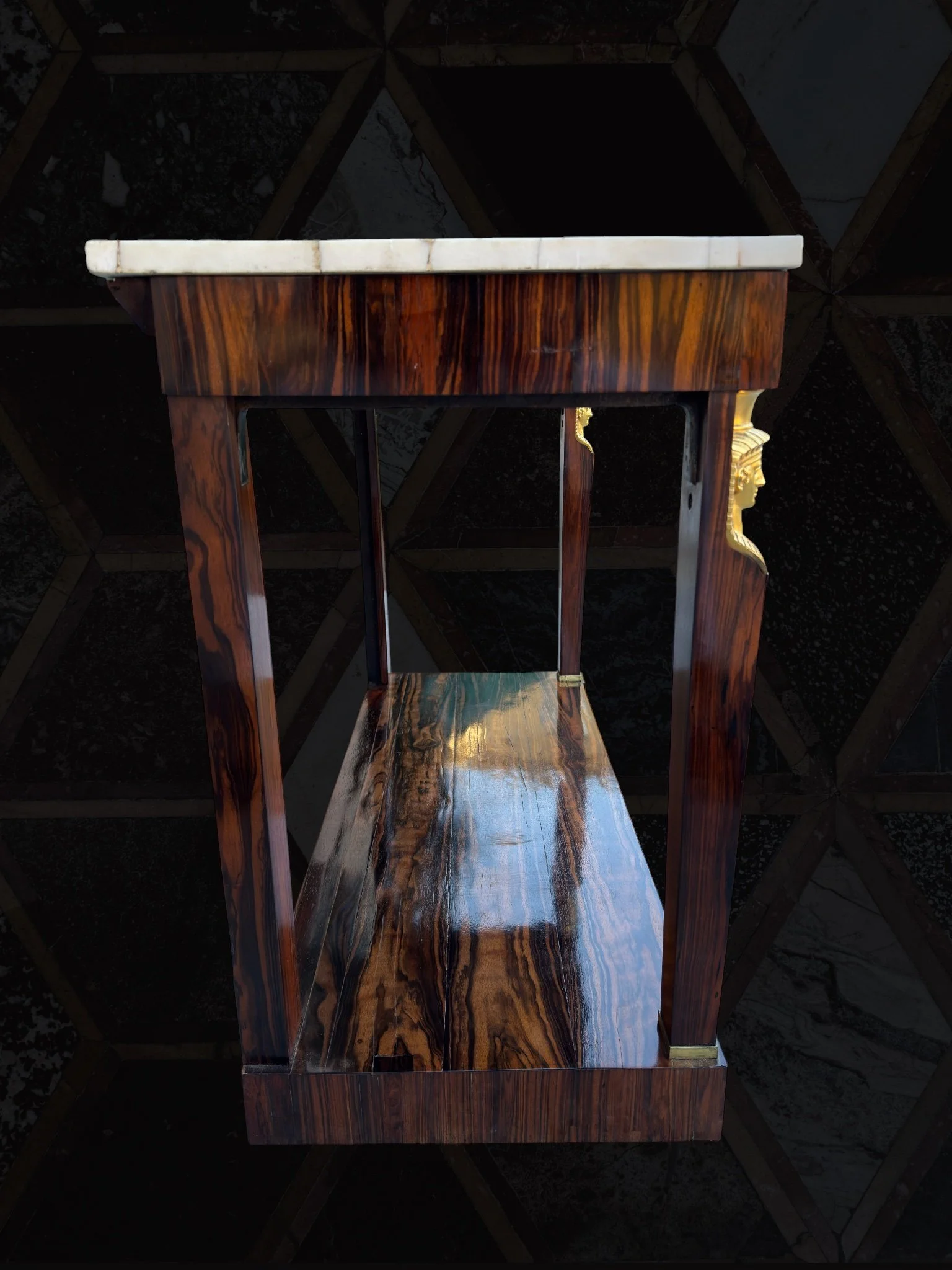 vivioliarteantica_consolle impero con marmo e pietre dure5.jpg